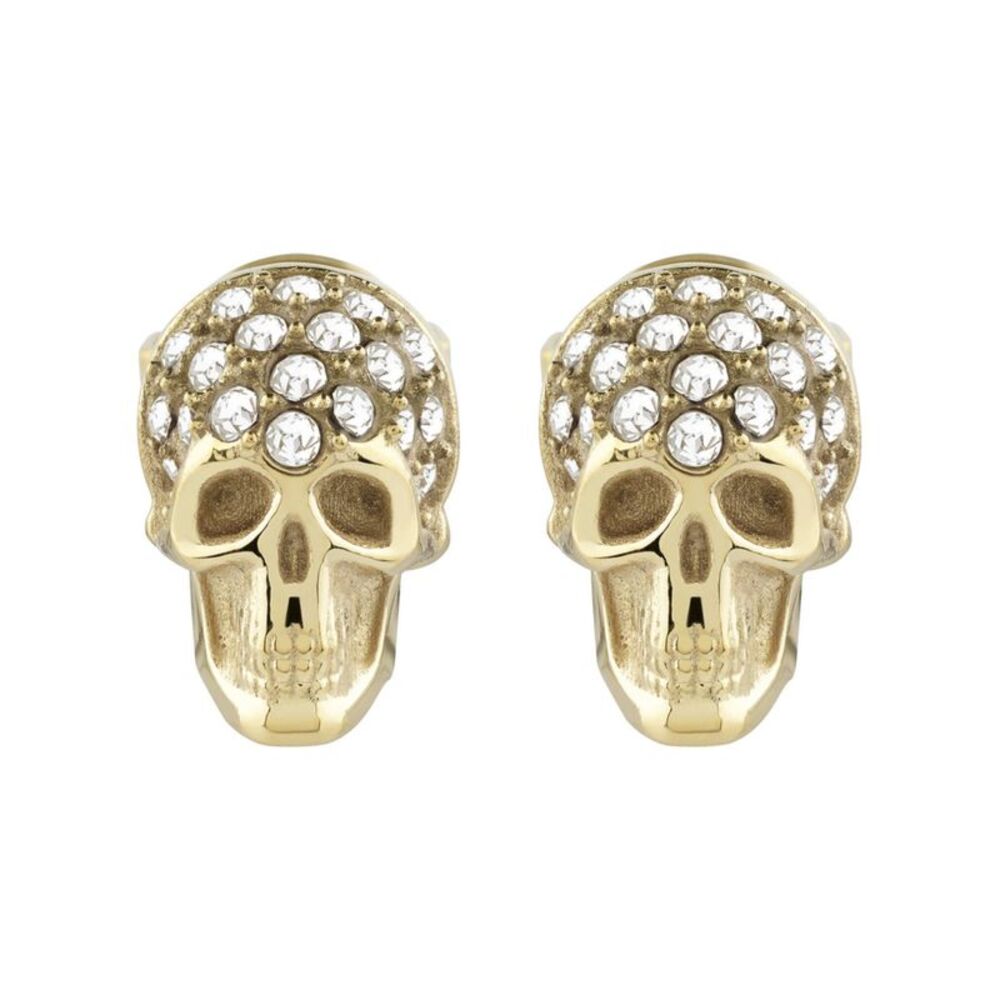 Philipp Plein Plein Enigma Crystal Stud Earrings Mens
